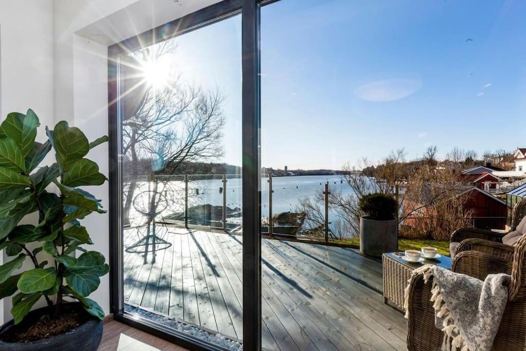 Flott Moderne Hus Langs Elven! Villa Fredrikstad Eksteriør bilde