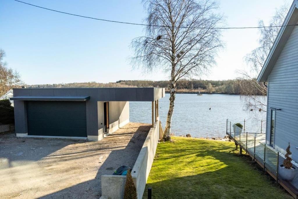 Flott Moderne Hus Langs Elven! Villa Fredrikstad Eksteriør bilde